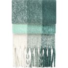 Beechfield sál Fluffy Check zöld kockás