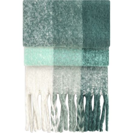 Beechfield sál Fluffy Check zöld kockás