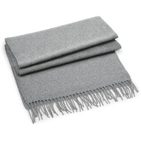 Beechfield sál Classic Woven melírozott szürke