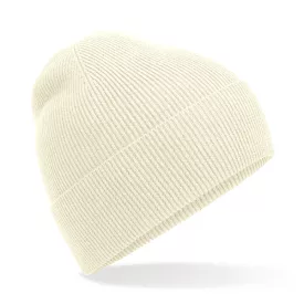 Beechfield sapka Organic Cotton Fine Knit homok