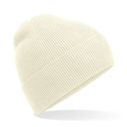 Beechfield sapka Organic Cotton Fine Knit homok