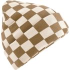 Beechfield sapka Checkerboard biscuit-mandula