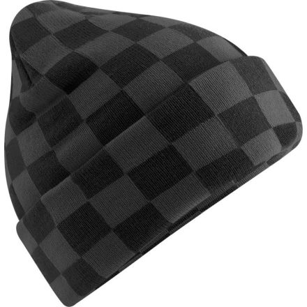 Beechfield sapka Checkerboard fekete-grafit