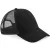 Beechfield baseball sapka Bio Trucker 6P oxford fekete