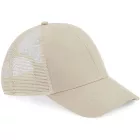 Beechfield baseball sapka Organic Cotton Trucker 6P homok