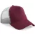 Beechfield baseball sapka Snapback Trucker 5P burgundy-szürke