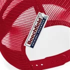 Beechfield baseball sapka Snapback Trucker 5P piros-fehér