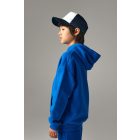 Beechfield gyerek baseball sapka Junior Snapback Trucker 5P tengerkék-fehér