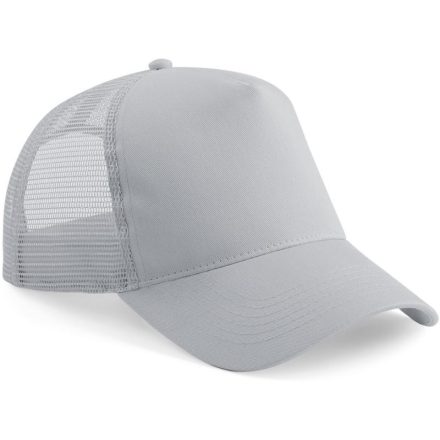 Beechfield gyerek baseball sapka Junior Snapback Trucker 5P világosszürke