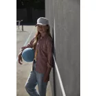 Beechfield gyerek baseball sapka Junior Snapback Trucker 5P világosszürke