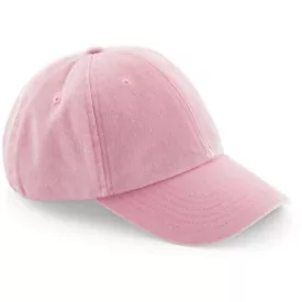   Beechfield baseball sapka Low Profile Vintage 6P koptatott pink
