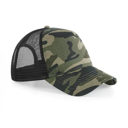 Beechfield Camo Snapback Trucker