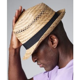 Beechfield szalmakalap Straw Summer natúr