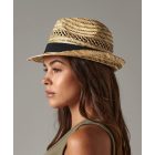 Beechfield szalmakalap Straw Summer natúr