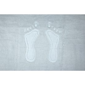 4HoReCa fürdőszobai kilépő LÁB mintás 650 fehér