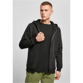ByB pulóver Heavy Zip Hoody 300 fekete