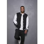 ByB pulóver College 330 fekete-fehér