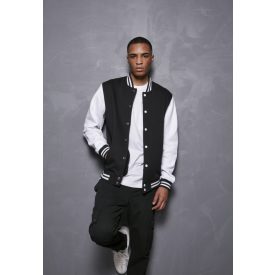 ByB pulóver College 330 fekete-fehér