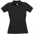 B&C női galléros póló Safran Pure 180 fekete