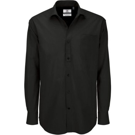 B&C hosszú ujjú ing Heritage 120 fekete