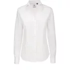 B&C hosszú ujjú női ing Sharp 130 fehér