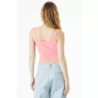 Bella+Canvas top Spaghetti rózsaszín