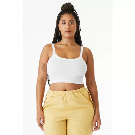 Bella+Canvas top Spaghetti fehér