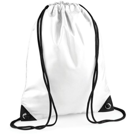 Bag Base tornazsák Premium Gymsac fehér