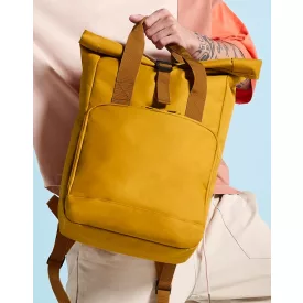 BagBase hátizsák Recycled mustár