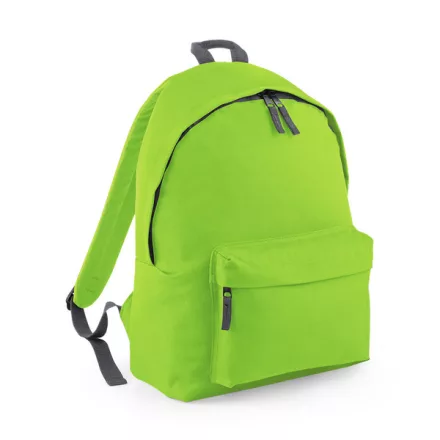 BagBase gyerek hátizsák Junior Fashion lime-grafit