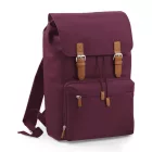 BagBase hátizsák Vintage Laptop burgundi-barna