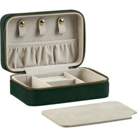 BagBase ékszerdoboz Velvet Travel sötét smaragd