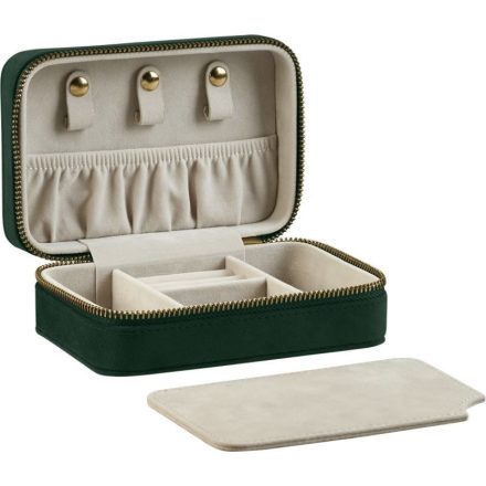 BagBase ékszerdoboz Velvet Travel sötét smaragd