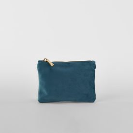 BagBase neszeszer  Velvet Pouch kék tropáz- S