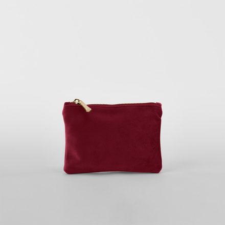 BagBase neszeszer  Velvet Pouch piros- L