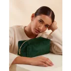 BagBase neszeszer Velvet sötét smaragd - L