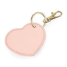 BagBase kulcstartó Boutique Heart soft pink
