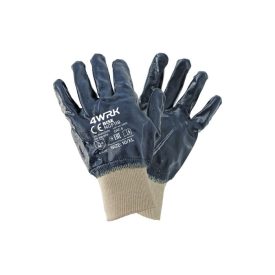 4WRK nitril mártott kesztyű Bise kék
