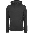 ByB pulóver Heavy Hoody 300 melírozott sötétszürke
