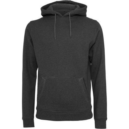 ByB pulóver Heavy Hoody 300 melírozott sötétszürke