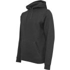 ByB pulóver Heavy Hoody 300 melírozott sötétszürke