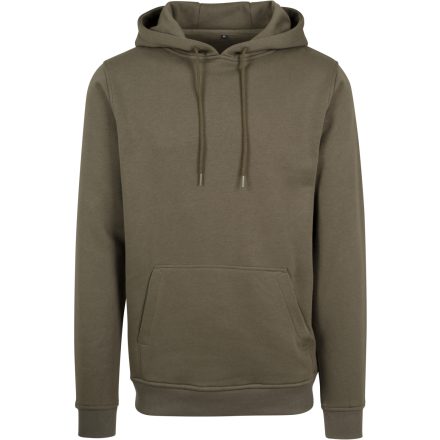 ByB pulóver Heavy Hoody 300 olivazöld