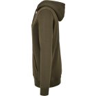 ByB pulóver Heavy Hoody 300 olivazöld