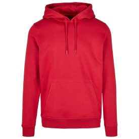 ByB pulóver Heavy Hoody 300 rubinvörös