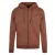 ByB pulóver Heavy Zip Hoody 300 barna