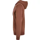 ByB pulóver Heavy Zip Hoody 300 barna