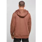 ByB pulóver Heavy Zip Hoody 300 barna