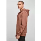 ByB pulóver Heavy Zip Hoody 300 barna