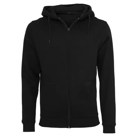ByB pulóver Heavy Zip Hoody 300 fekete