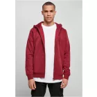 ByB pulóver Heavy Zip Hoody 300 bordó